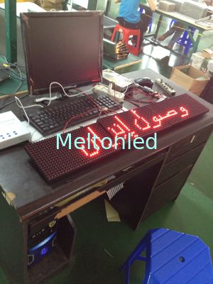 Tek Renk Programlanabilir Otobüs Hareketli Mesaj LED Burcu, P16 Kırmızı Ticari Led Ekran