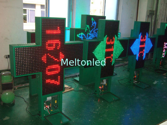 ROHS Yüksek Çözünürlüklü Çift Renkli Çapraz Kaydırma 2R1G1B 6944 nokta / m² Sign LED